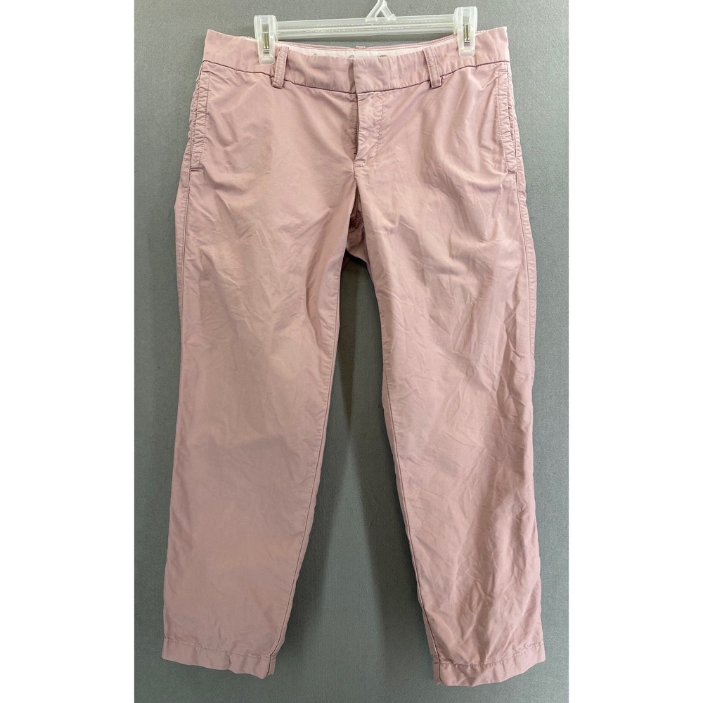 J.Crew‎ Oxford Scout Pant Womens Dusty Rose Pink Cotton Chino Straight Cropped
